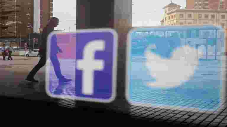 Facebook，Twitter违反了有害内容的较小平台：机构