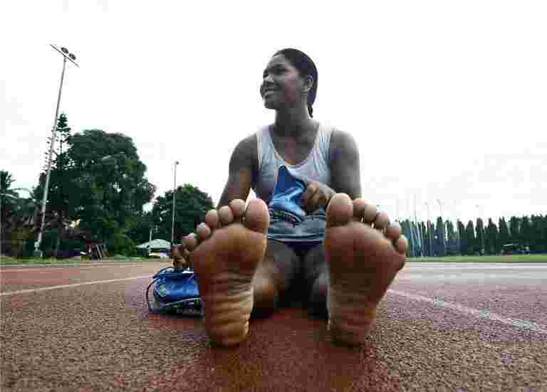 亚运会：额外的脚趾让鞋类成为印度概率的担忧Swapna Barman