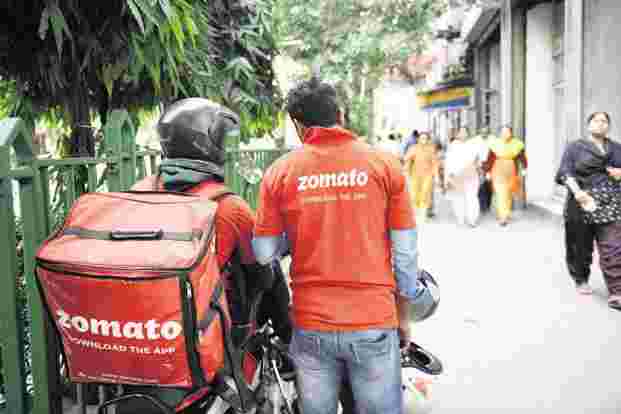 Zomato寄生虫在80kmph时测试食品包裹递送