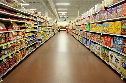 十月份超市销售额下降4.1%