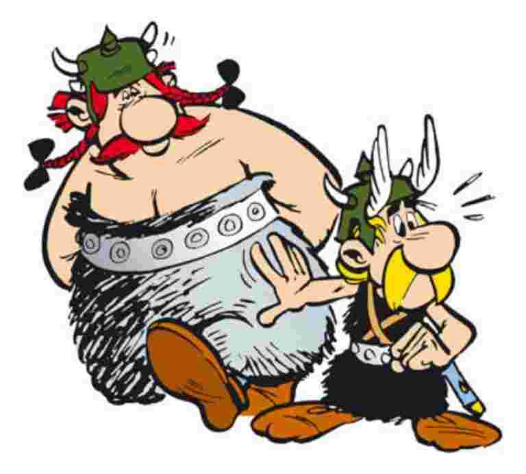 现在，法国Bestseller Asterix漫画的印地语局