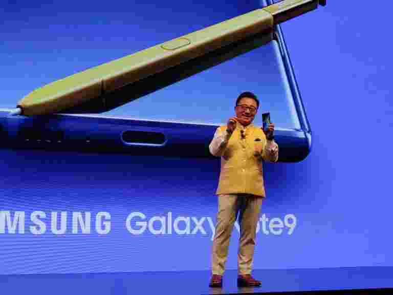 三星在印度推出了Galaxy Note 9，可从8月24日提供
