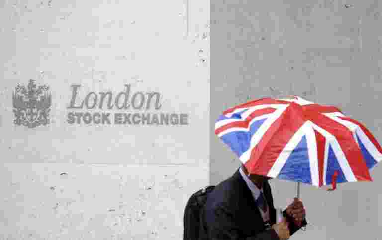 Brexit交易失败将伦敦的蓝筹股作为磅重量称重