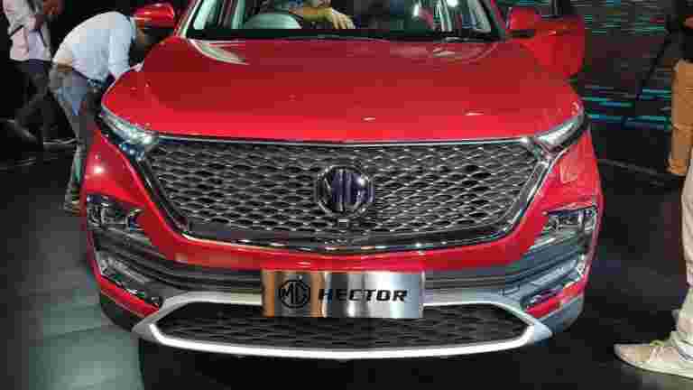 MG Hector SUV在印度推出，起价为12.18万卢比
