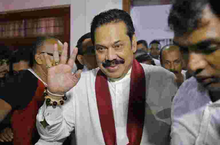 Rajapaksa担任新斯里兰卡总理的收费