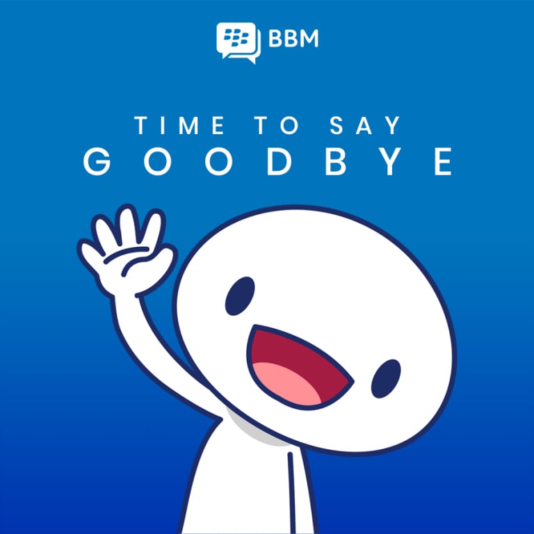是时候说再见：BlackBerry于5月31日结束BBM服务
