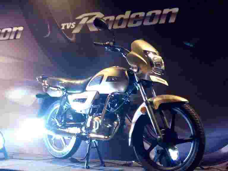 Radeon：电视推出新的110 CC自行车，达到48,400卢比